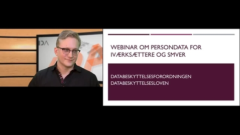 Thumbnail for Persondataforordningen når du er iværksætter eller SMV