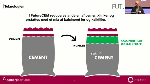 Thumbnail for SUSTAINABLE CONCRETE - FUTURECEM v. Jesper Sand Damtoft, udviklingsdirektør, Aalborg Portland