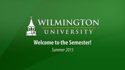 Thumbnail for Welcome to the Summer 2015 Semester! 