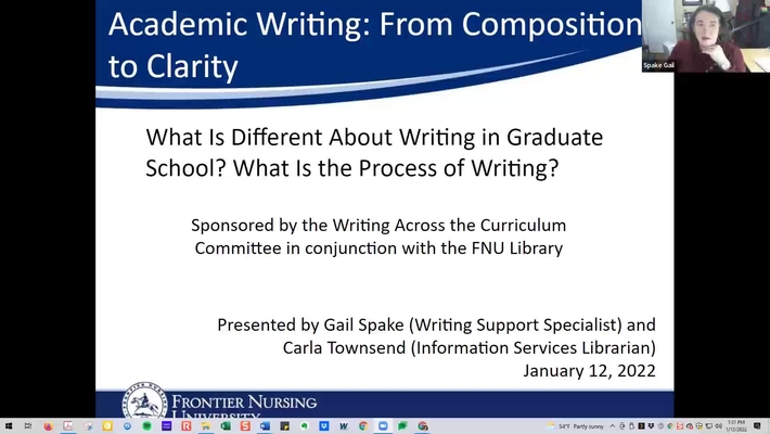STUDENT CONNECTION - The Writing Process &amp; APA 7th Edition.mp4