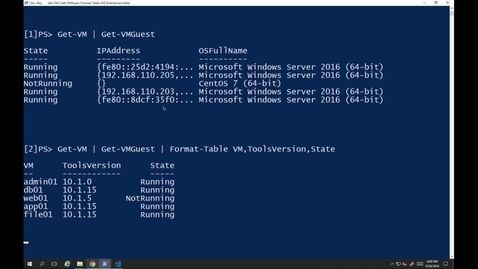 Thumbnail for entry VMware Tools with PowerCLI
