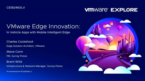 Thumbnail for entry VMware Edge Innovation: In Vehicle Apps with Mobile Intelligent Edge