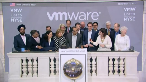 Thumbnail for entry VMware, Inc. (NYSE VMW) Rings The Opening Bell