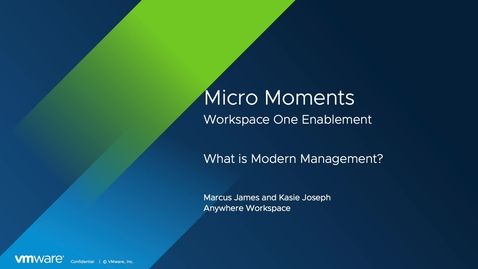 Thumbnail for entry What is Modern Management?