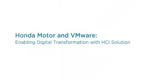 Thumbnail for entry Enabling Digital Transformation with HCI Solution