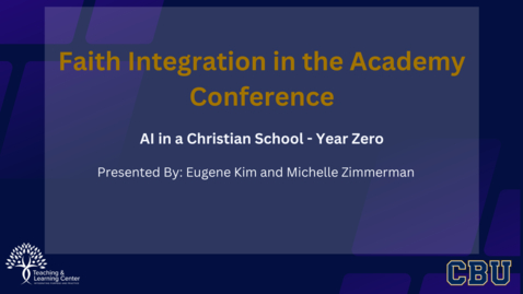 Thumbnail for AI in a Christian School - Year Zero (FIA Conference 2024)