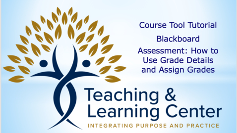 Thumbnail for entry Assessment: How to Use Grade Details and Assign Grades