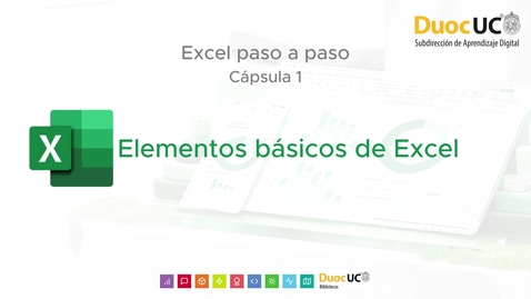 Miniatura para Cápsula 1. Elementos básicos de Excel