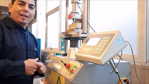 Miniatura para Ensayo flexión y compresión Rilem