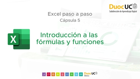 Miniatura para Cápsula 5. Introducción a las fórmulas y funciones