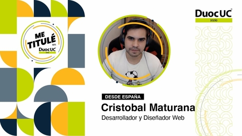 Miniatura para [Me Titulé en Duoc] Cristobal Maturana - Desarrollador Web, área UX
