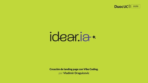 Miniatura para Vladimir Draguicevic: Landing page con Vibe coding