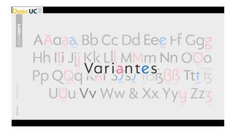 Miniatura para TIPOGRAFÍA-LAS VARIANTES