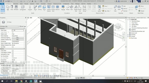 Miniatura para Correcciones Equipamiento: Teatro Huemul: como crear cubierta compleja Revit