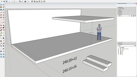 Miniatura para Cómo hacer una escalera en Sketchup