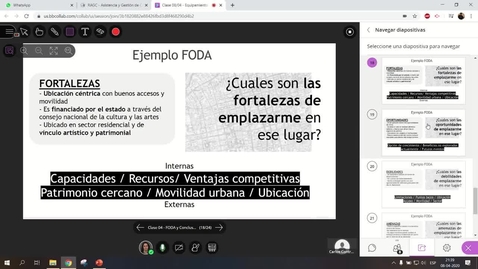 Miniatura para Equipamiento FODA y Conclusión análisis espacial