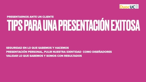 Miniatura para Prensentarse Ante un Cliente