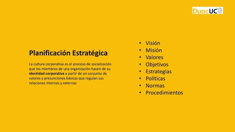 Miniatura para El Proceso Administrativo y la Planificación estratégica