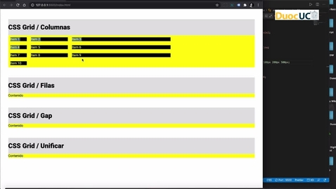 Miniatura para la entrada Estructura para Sitios Web con Css Grid