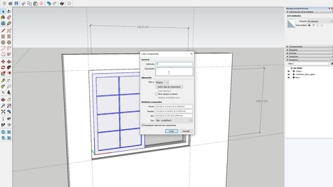 Miniatura para la entrada Cómo hacer una ventana corredera en Sketchup