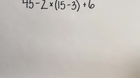 Thumbnail for 1.4.W - Modeling the Equation - Example #1