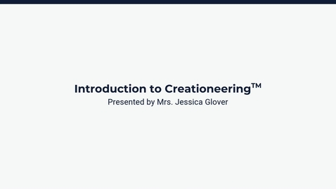 Thumbnail for Introduction to Creationeering
