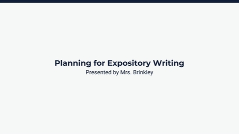 Thumbnail for Lesson 3: Author's Purpose: To Explain a Process