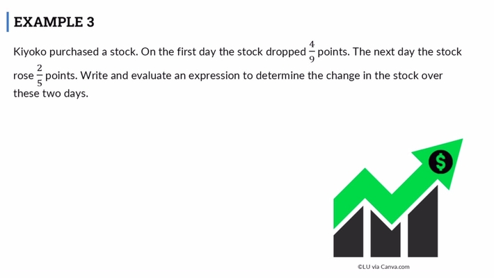Lesson: Adding and Subtracting Fractions with Unlike Denominators: Segment 4