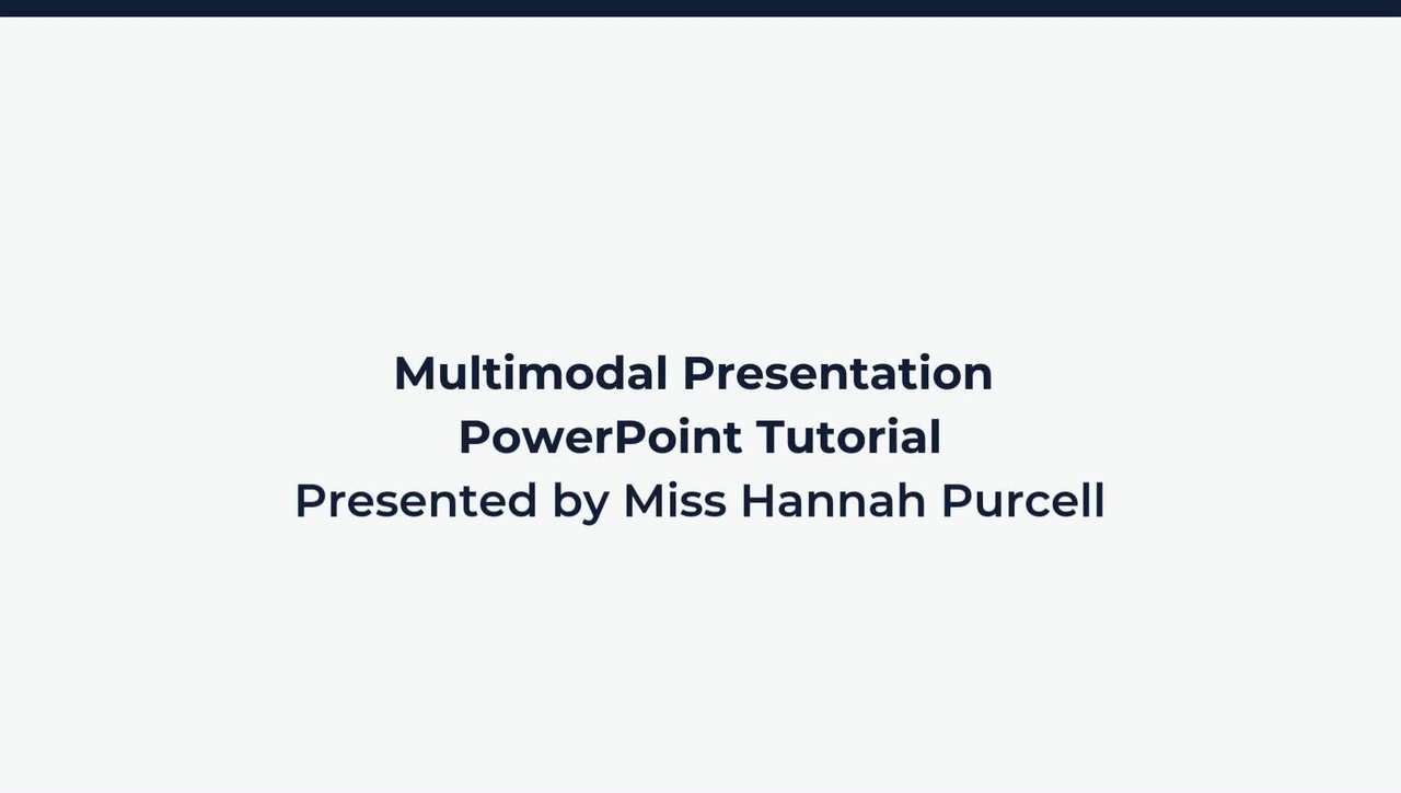 Multimodal PPT Tutorial