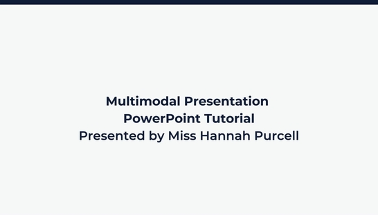 Multimodal PPT Tutorial