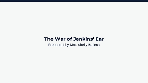 Thumbnail for The War of Jenkins' Ear
