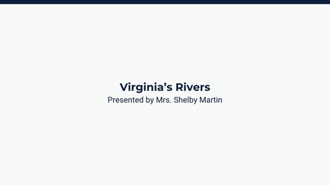 Thumbnail for Virginia's Rivers