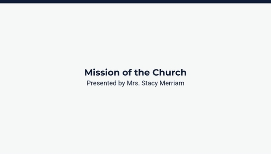 Mission of the Church