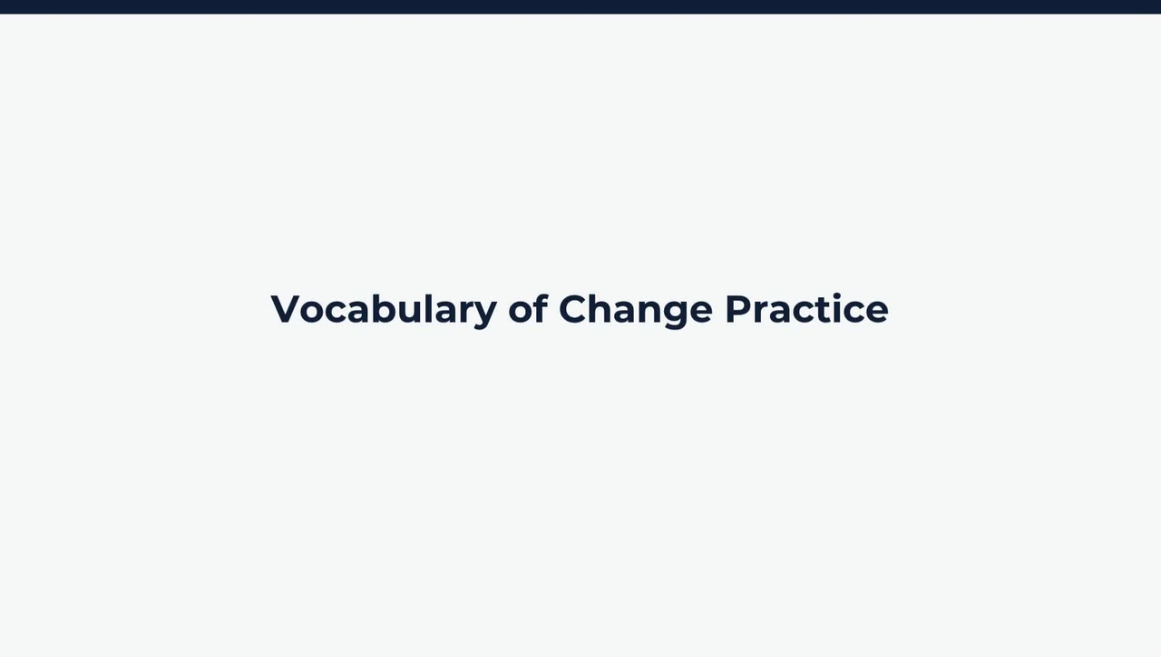 Lesson: Vocabulary of Change