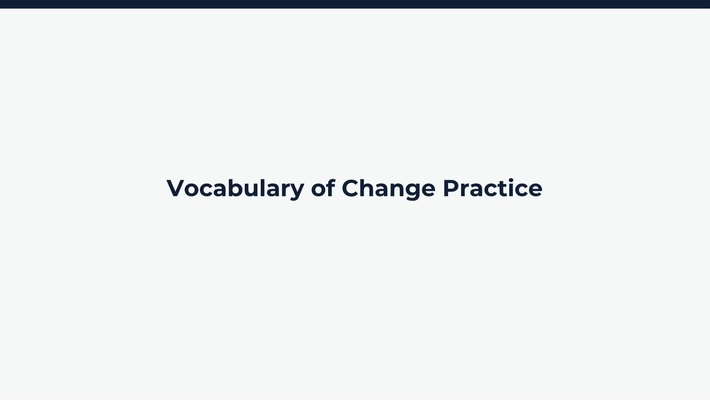 Lesson: Vocabulary of Change