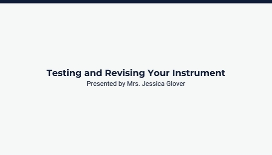 Lesson 4: Creating an Instrument