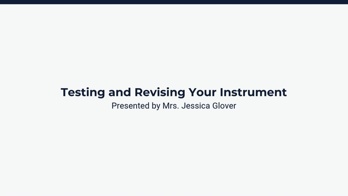 Lesson 4: Creating an Instrument