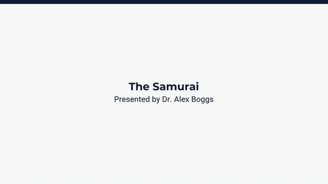 Thumbnail for The Samurai