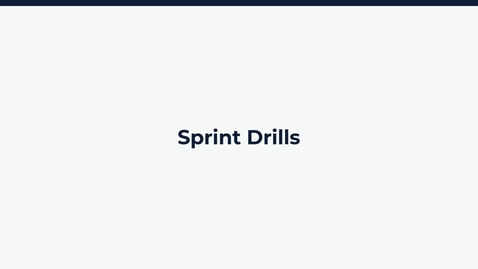Thumbnail for Sprint Drills