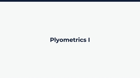 Thumbnail for Plyometrics I Girls