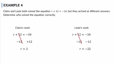 Thumbnail for Lesson: Practice Solving One-Step Equations