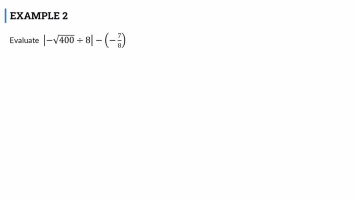 Lesson: Order of Operations with Square Roots (Segment 3)