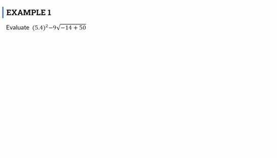 Lesson: Order of Operations with Square Roots (Segment 2)