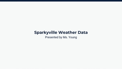 Thumbnail for Lesson 3: Observing and Recording Weather