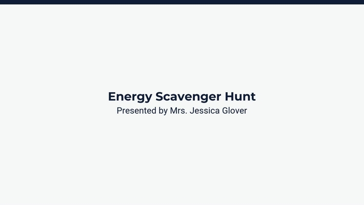 Lesson 4: Energy Around You