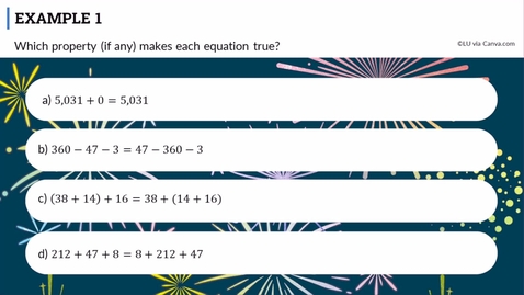 Thumbnail for Properties of Addition (Part 2)