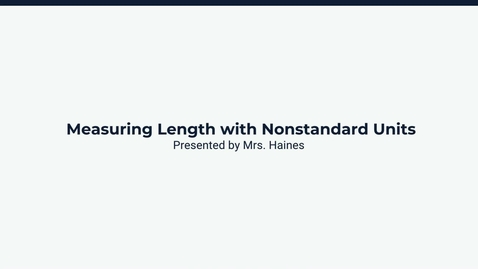 Thumbnail for Introduction to Measurement