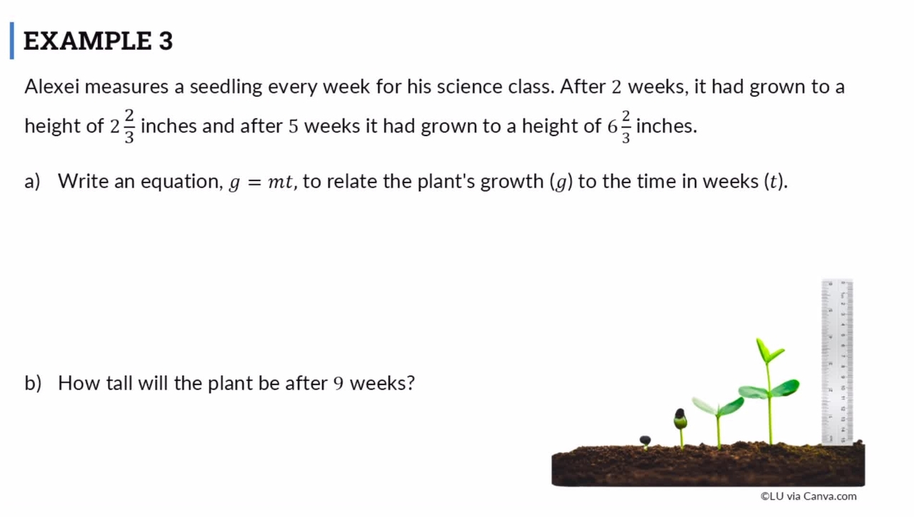 Lesson: Slope Word Problems (SR3)