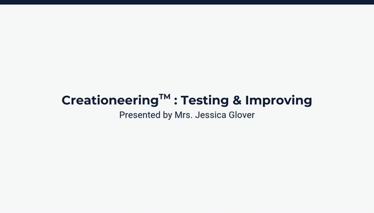 Lesson 4: Creationeering Cycle