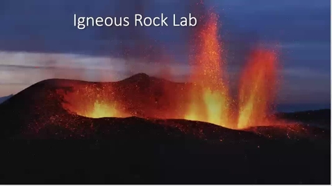 Thumbnail for Igneous Rock Lab Tutorial